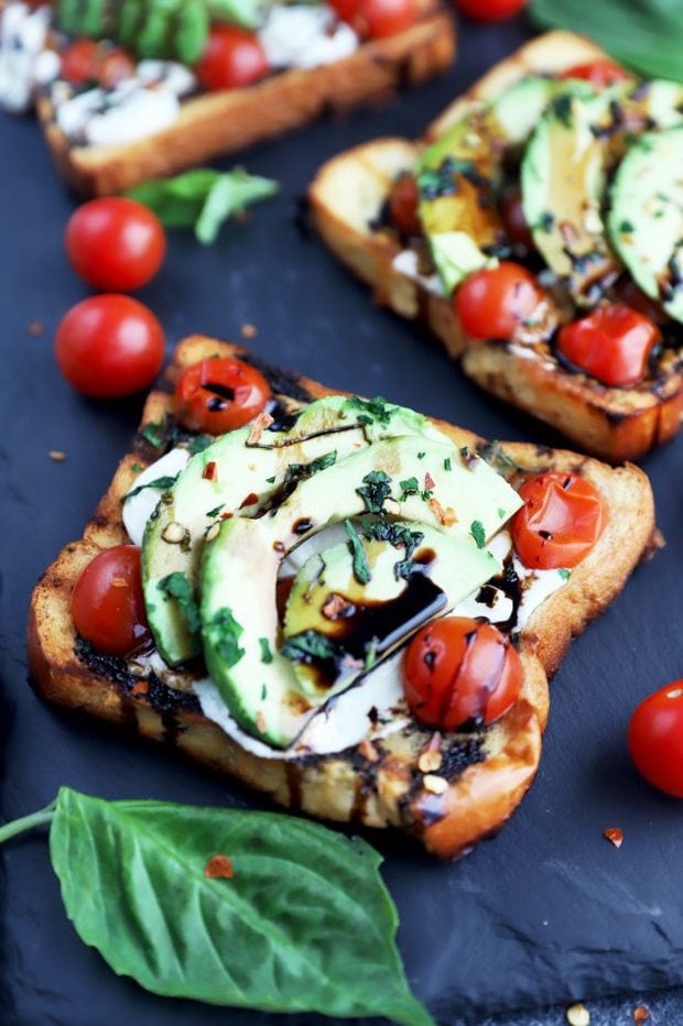 Caprese sandwiches photo