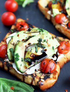 Grilled Avocado Caprese Sandwich Thumbnail Image