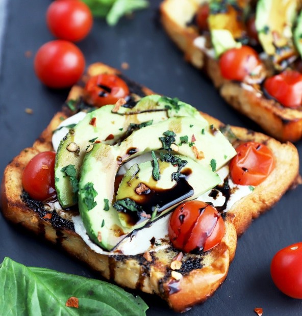 Grilled Avocado Caprese Sandwich Thumbnail Image