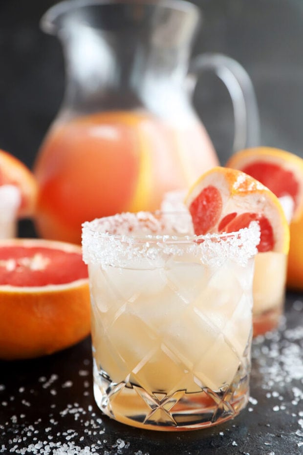 Grapefruit cocktail with tequila image