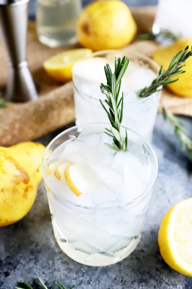 Pear Rosemary Gin and Tonic_2079 Cake 'n Knife