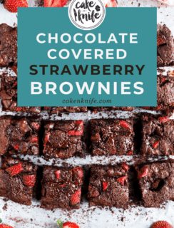 Chocolate Brownies Pinterest image
