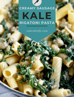 Sausage Kale Rigatoni Pinterst Photo