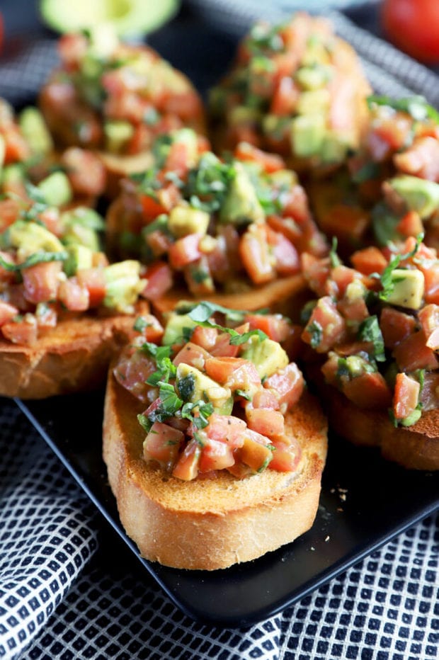 Bruschetta on a platter image