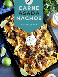 Carne Asada Nachos Pinterest Image