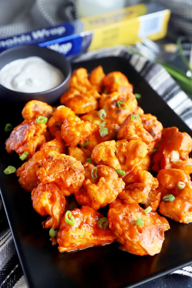 Side photo of buffalo cauliflower