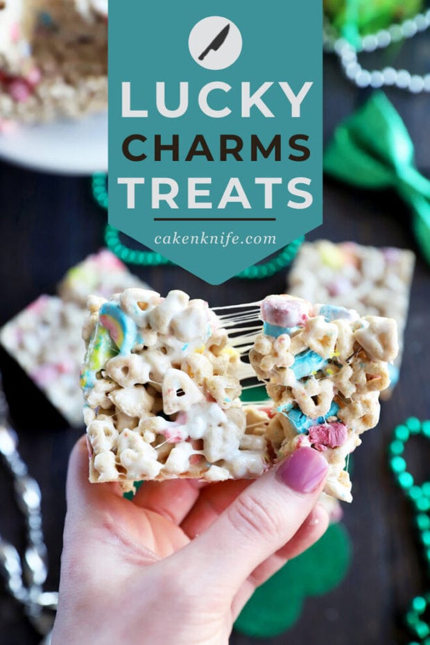 Lucky charms cereal treats pinterest graphic