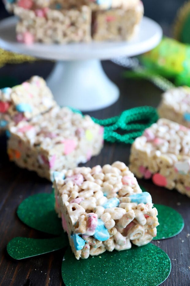 Cereal treats for St. Patrick's Day photo