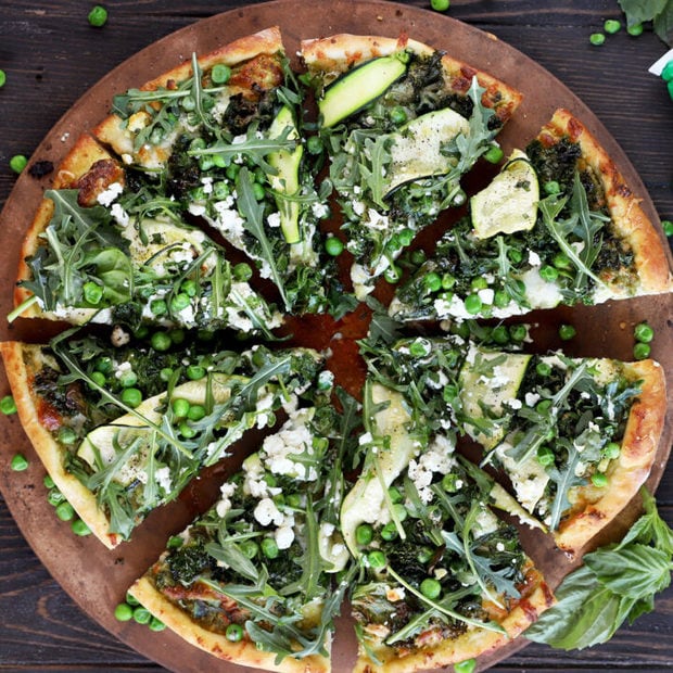 Pesto Greens Pizza