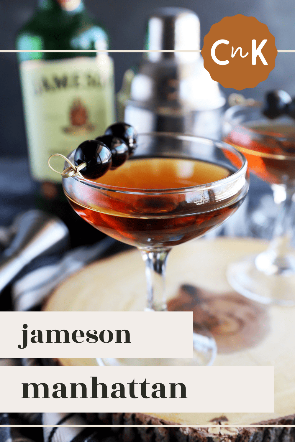 Classic Jameson Manhattan Recipe Cake 'n Knife