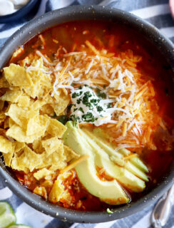 Instant Pot tortilla soup thumbnail image