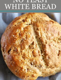 Pinterest graphic white soda bread