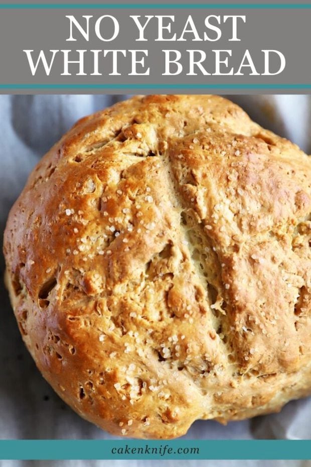 Pinterest graphic white soda bread