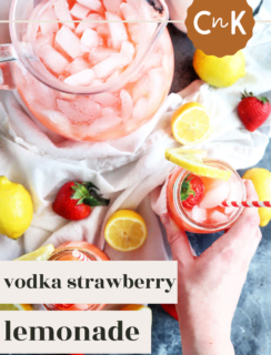 Vodka Strawberry Lemonade Pinterest Image