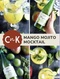 Mango Mojito Mocktail Pinterest Image