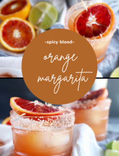 Spicy Blood Orange Margarita Pinterest Image