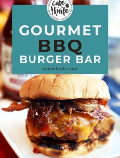 BYO Gourmet BBQ Burger Bar Pinterest Image