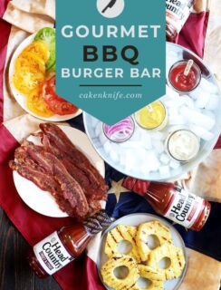 Gourmet BBQ Burgers Pinterest Image