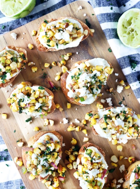 Grilled Mexican Street Corn Crostini picture