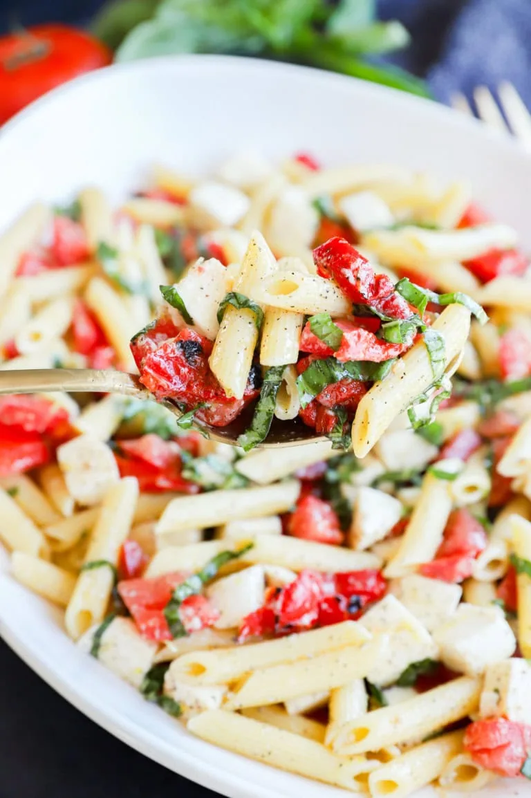 spoonful of summer lemon pasta salad