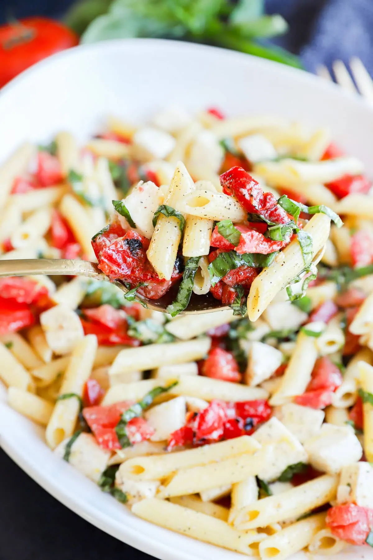 spoonful of summer lemon pasta salad