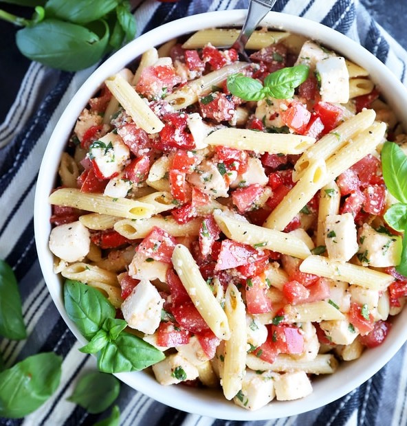 Summer lemon pasta salad thumbnail image