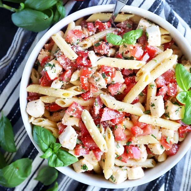 Summer lemon pasta salad thumbnail image