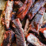 easy bbq dinner grilled and smoked with bbq sauce