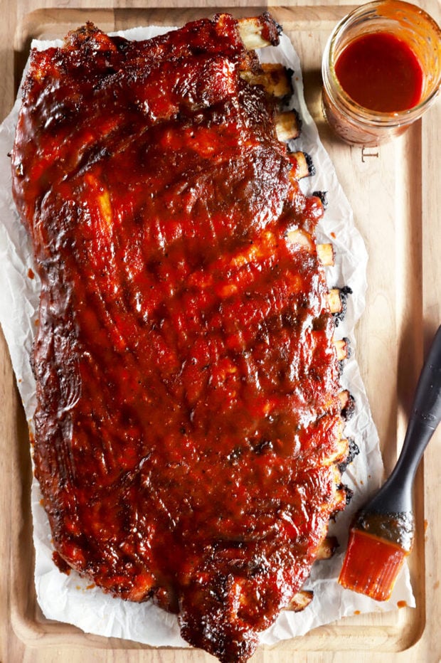 Saucy BBQ ribs photo 