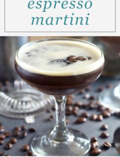 Espresso Martini Image for Pinterest