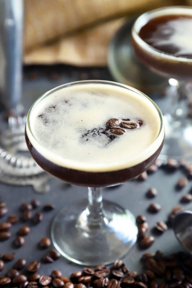 Picture of a martini made with espresso