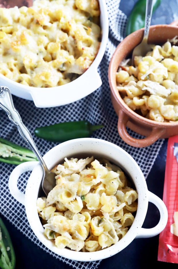 Havarti mac and cheese in a bowl picture