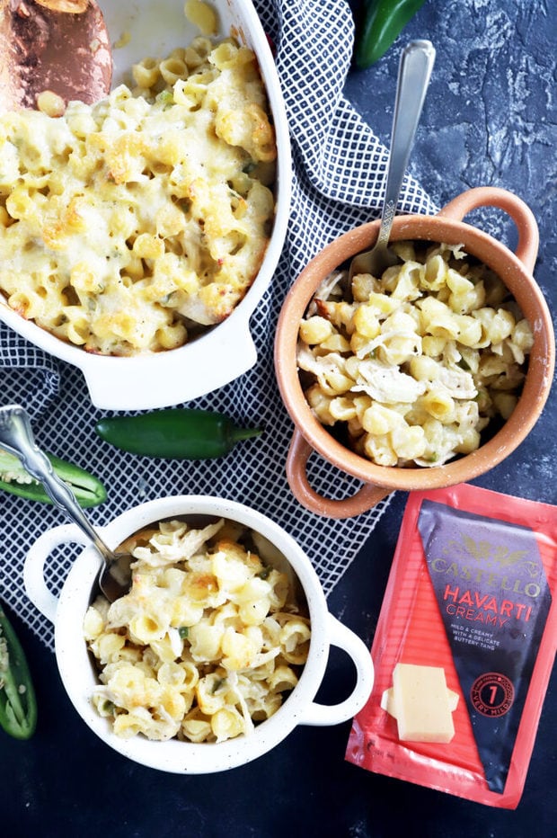 Baked mac and cheese in bowls image