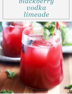 Blackberry Vodka Limeade Pinterest Image