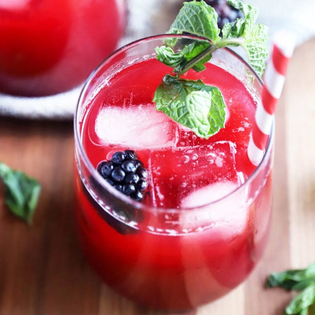Blackberry Vodka Limeade
