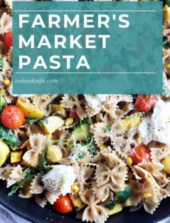 Farmer's Market Pasta Pinterest Photo