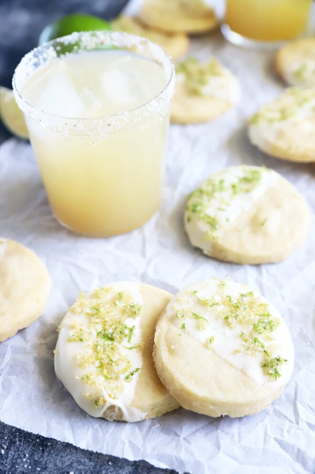 Shortbread margarita cookies image