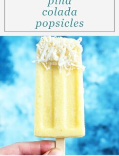 Creamy popsicles Pinterest graphic