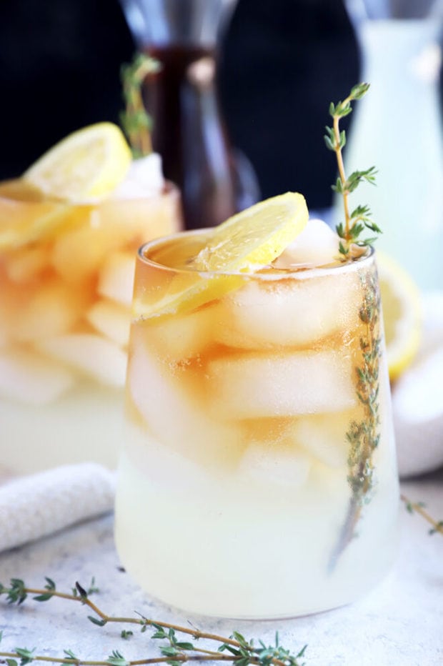 Sparkling arnold palmer drink picture