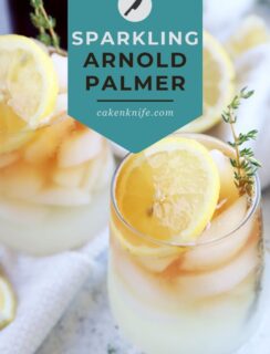 Sparkling arnold palmer recipe Pinterest image