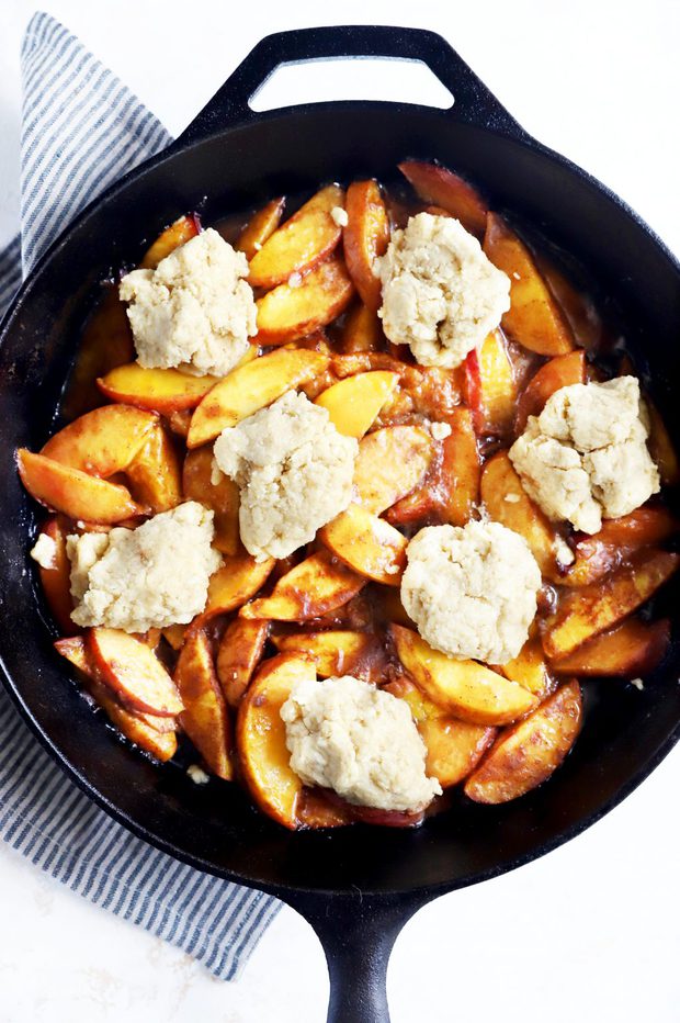 Simple Grilled Peach Cobbler Recipe Cake 'n Knife