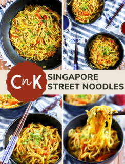 Singapore Street Noodles Pinterest Photo