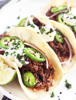 Instant Pot BBQ tacos picture