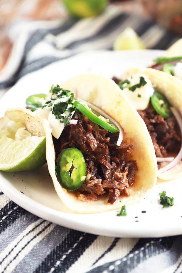 Beef tacos Instant Pot picture