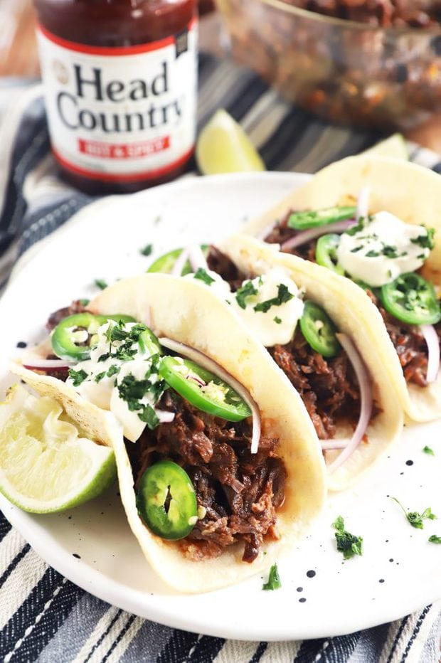 head country bar-b-q tacos image