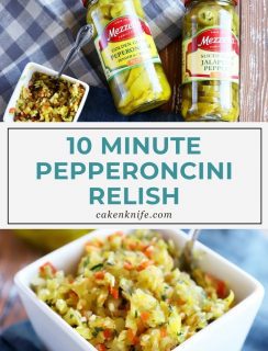 Pepperoncini Relish Pinterest Graphic