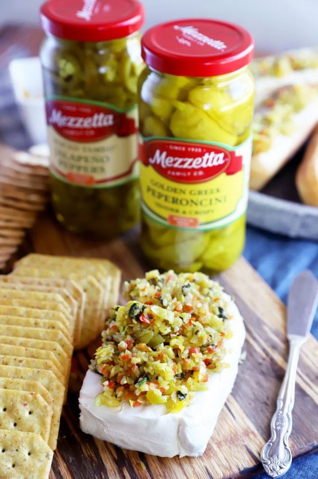 Cream cheese appetizer with Mezzetta image