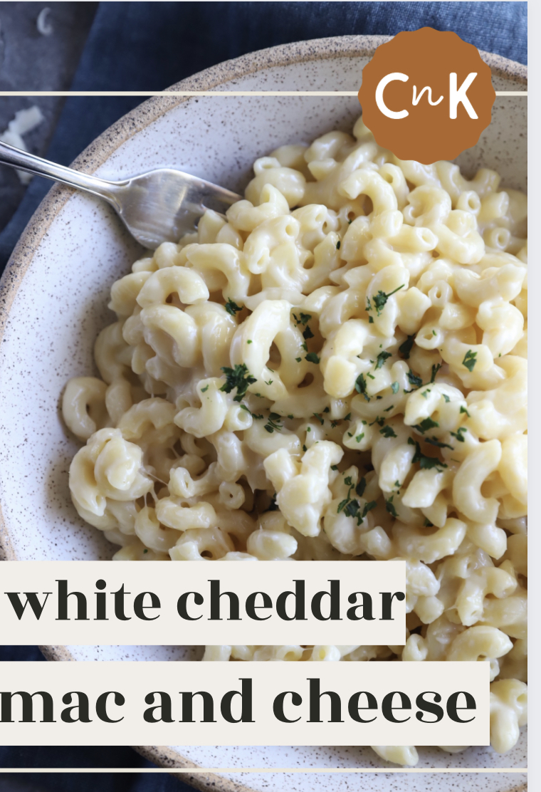 Instant Pot White Cheddar Mac and Cheese Pin Image