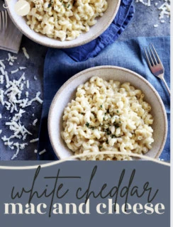 Instant Pot White Cheddar Mac and Cheese Pin Picture