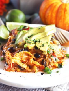 Pumpkin enchilada bake thumbnail image